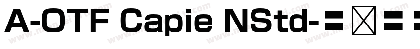 A-OTF Capie NStd字体转换